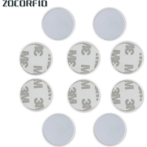 10pcs/lot Dia=25mm coin style TK4100 chip smart card chip/125KHZ RFID coil card/RFID tags