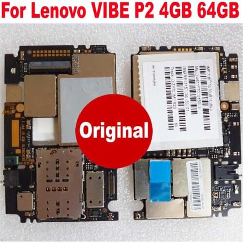 100% Original Working Mainboard Motherboard For Lenovo VIBE P2 P2C72 P2A42 Circuits Card Fee Electronic Phone Flex Cable