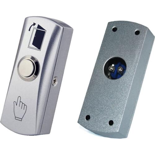 15pcs aluminum alloy push button Release Switch Exit Button with box for access control system