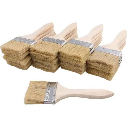 24Pcs Paint Brushes 70mm Chip Paint and Varnish Brush Perfect for Wall and Wood Painting Stains Glues CNIM Hot