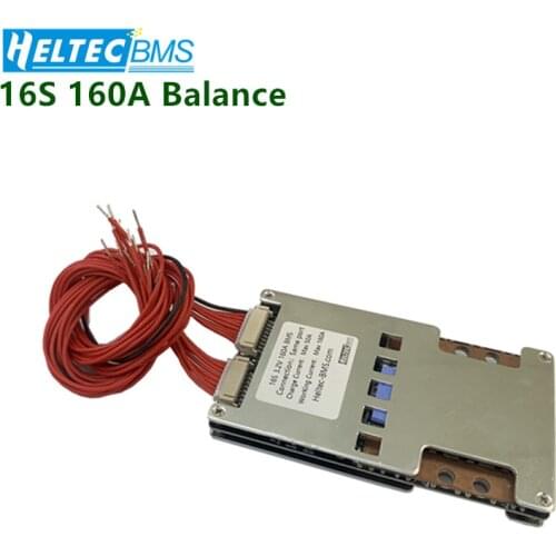 60V 51.2V BMS 16S 160A Balance 3.2V Lifepo4 /3.7V Li-ion Lipo battery protection board 51.2V