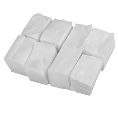 900pcs White Lint Free Nail Art Wipes Paper Pad Gel Acrylic Tips Polish Remover Cleaner(6cm x 5cm)