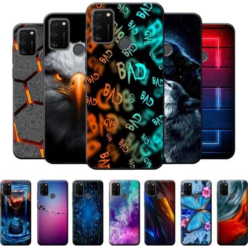 Case For Huawei Honor 9A Case Honor 9A Silicone Soft Cover For Huawei Honor 9A MOA-LX9N 9 A Case 6.3'' TPU Fundas Capa Cartoon
