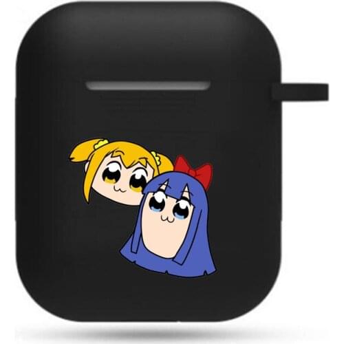 Japan anime POP TEAM EPIC Headphone Case boy girls Earphone Case Airpods Bluetooth Earphone case Protective Headset Cover