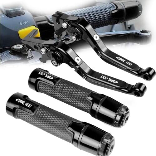 CNC Motorcycle Accessories Brake Clutch Lever+Handle Grips For HONDA CBR400 CBR 400 1986-1994 CBR-400 1987 1988 1989 1990 1991