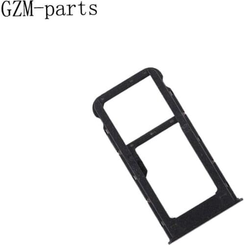GZM-parts 5pcs/lot For Huawei P Smart 2019 Micro Sim Card Holder Slot Tray Adapters Black Blue Gold Color