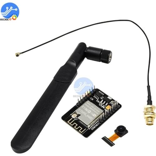 ESP32-CAM WIFI Bluetooth development board enhanced version OV2640 camera module 2.0MP 8dBi dual-band antenna 20CM IPEX