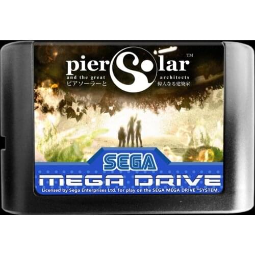 MD Game : Pier Solar and the Great Architects ( Europe PAL Version!! Multiple Language!! )
