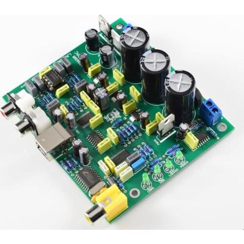 DIY KIT CS8416 CS4398 Audio DAC board USB coaxial DAC 192K 24BIT Board AC 15V-0-AC15V