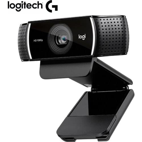 Logitech C922 PRO Streamer Webcam 1920x1080p Autofocus No-drop Audio MIC USB for Twitch YouTube Desktop Live Streaming web cam