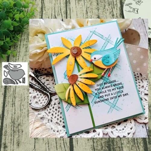 Christmas bird METAL CUTTING DIES Stencil Scrapbooking Photo Album Card Paper Embossing Craft DIY