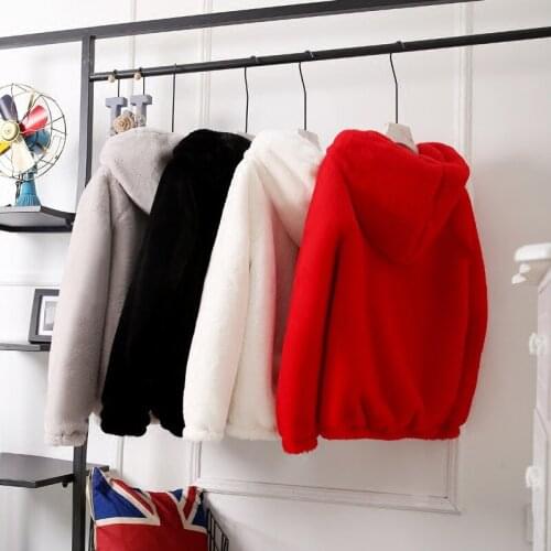 MLNRFZ Fur Coats With A Hood