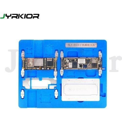 Multi-Functional PCB Motherboard Holder Fixture With Middle Layer Planting Tin Template Plate Net For iPhone 11/11 Pro/ Pro Max