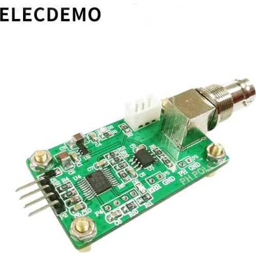 PH value detection acquisition sensor module pH sensor water quality detection control serial output