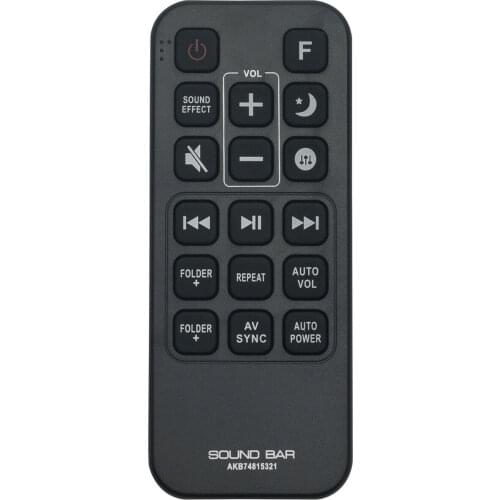 New AKB74815321 Replace Remote fit for LG Sound Bar System SH5 SH4 SH5B SJ5 SJ5Y SPJ5B-W SJ4Y SPJ4B-W