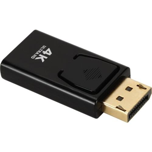 DP To HDMI-compatible Max 4K 60Hz Displayport Adapter Male To Female Cable Converter Display Port Adapter For TV PC Projector