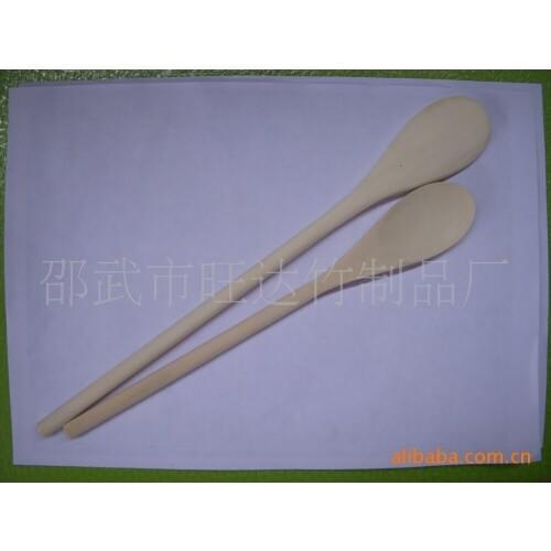 Factory direct round handle spoon round handle bamboo shovel bamboo spoon jam spoon ice cream spoon wholesale