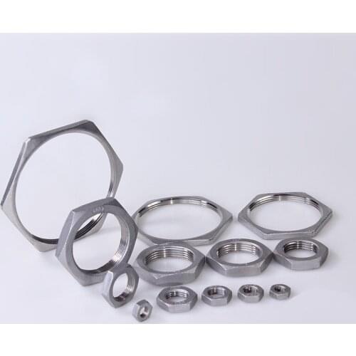 Pipe Fitting Stainless Steel ss 304 Hex Nuts Hex Nuts 1/8" 1/4" 3/8" 1/2" 3/4" 1" 1-1/4" 1-1/2" BSP