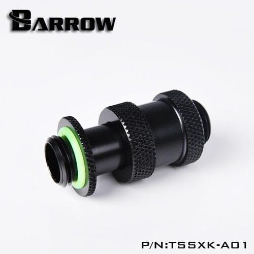 Barrow White Black Silver Gold G1 / 4 "Male to Male Rotary Connector / Extender (22-31mm) PC water cooling system TSSXK-A01