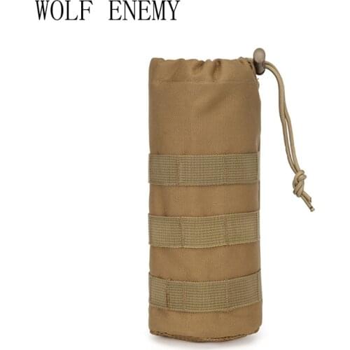Molle Bottle Bag Outdoor Bottle Pocket The Wild Mesh Fabric Water Bottle Cage Field Bottle Bag New Arrival Tactical Equipment