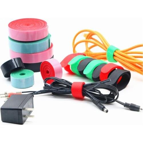 5M 3M 1M USB Cable Winder Cable Organizer Ties Mouse Wire Earphone Holder PC Cord Free Cut Management Phone Hoop Tape Protector
