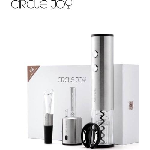 YouPin Circle Joy Electric Bottle Opener 4-in-1 Gift Box Set 304 Stainless Steel Packaging Gift Suitable For Family Gatherings