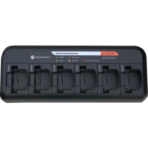 DP1400 XIR P3688 DEP450 DP4800 two-way radio six-way bank desktop charger factory price 6-in-1 battery charger