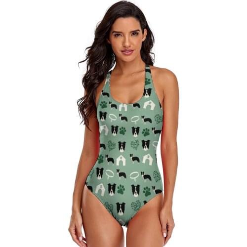 Dog Swimsuit Fashion One Piece Swimwear Ladies Modern Bathing Bathing Suit
