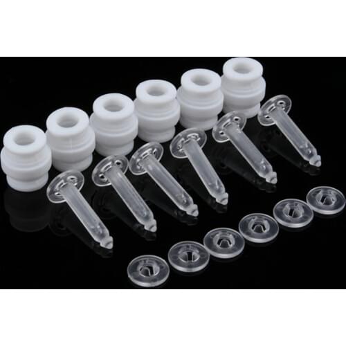 12 PC High quality For DJI Phantom 3 FPV Gimbal Camera Accessories Damping 6pc Bumper Rubber Balls + 6pc Anti Drop Pin Mount