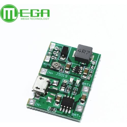 3.7V 9V 5V 2A Adjustable Step Up 18650 Lithium Battery Charging Discharge Integrated Module