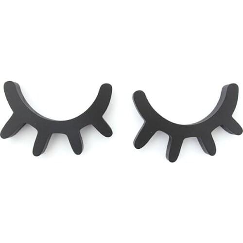 3d Wooden Pieces Cute Sleepy Eyelashes Pattern Wall Stickers Diy Childrens Living Room Bedroom Baby Nursery Decorative Wall Art