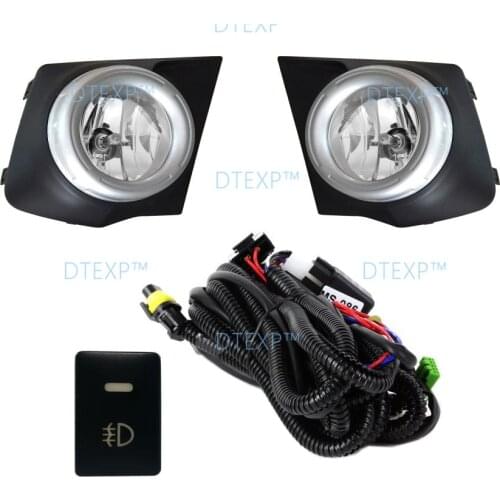 2014-2018 4 DOORS FOG LAMP for L200 FULL SET WITH BULB WIRE AND SWITCH FOR triton PICK UP Clearance Warning Lights