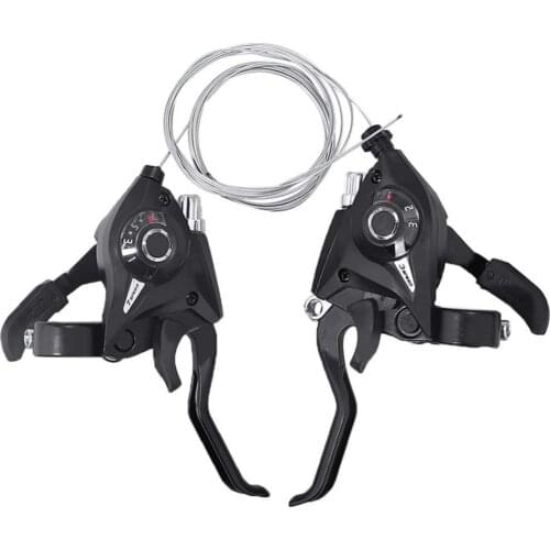 80% Hot Sale 1 Pair Aluminium Alloy 7/21 Speed MTB Bicycle Left Right Shifter Brake Lever Bicycle Derailleur