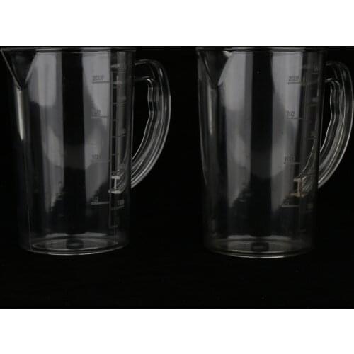 Laboratory Kitchen Clear Measuring Cup Jug Picther 500ml Food Grade Acrylic