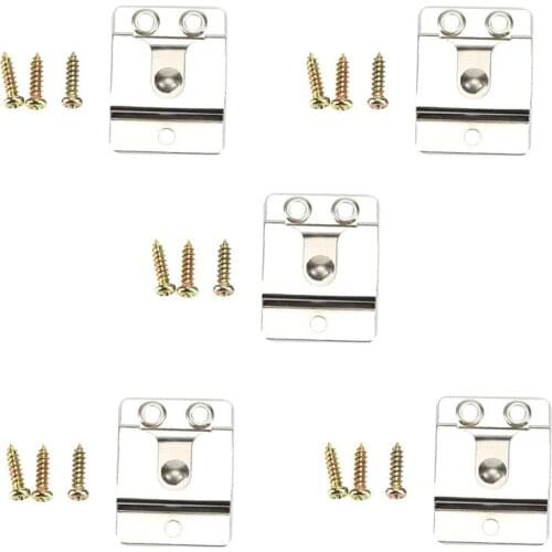5pcs Metal Microphone Speaker Belt Hang Up Clip for Kenwood TK768G TK868G TM271 TM471 TK-7160 TK-8160 TK-7180 TK-8180 Ham Radio