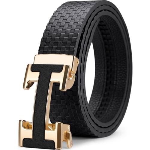 WILLLIAMPOLO Mens new high-quality belts mens fashion H automatic buckle belts