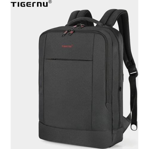Tigernu Waterproof 15.6inch Laptop Backpack Business Male Mochila USB Charging Anti Theft College Travel School Backpack For Men