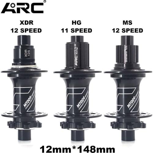 MTB Mountain Bike Hub 32 Holes Disk Brake Bicycle Front Rear Hub 11 12 Speed Thru Xd Xdr Hg Micro Spline Freehub Boost Hub 148mm