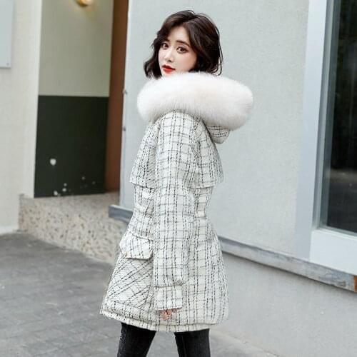 2020 Winter Down Jacket Women Korean Style Long Warm Elegant Ladies Coats and Jackets Womens Clothes Manteau Femme Hiver WPY1941