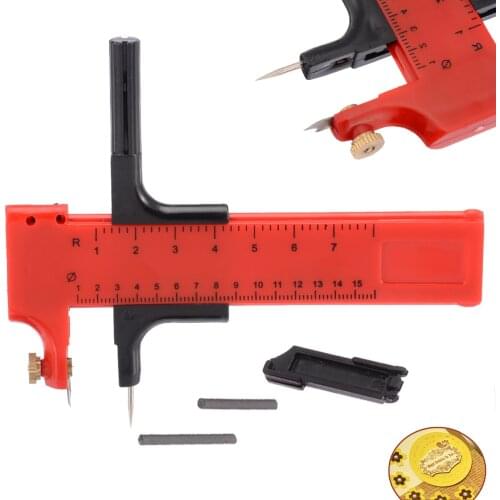 1pc Compasses Circle Cutter For Paper Vinyl Rubber Leather Cutting Tool 10mm-150mm