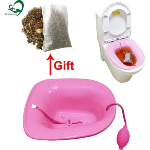 1 PC Medical Yoni Steam Seat Sitz Bath Bowl Vagina Steamer Douche Chairs Feminine Hygiene Cleaning Kit with Steam Herbs Inside