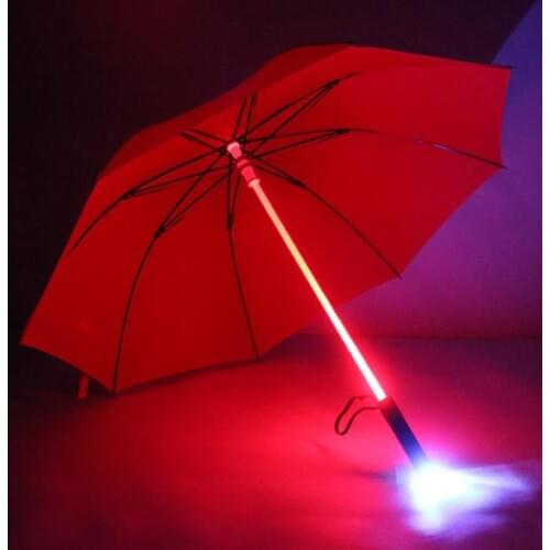10pcs/lot Cool Blade Runner Light Saber LED Flash Light Umbrella rose umbrella bottle umbrella Flashlight Night Walkers SN1112
