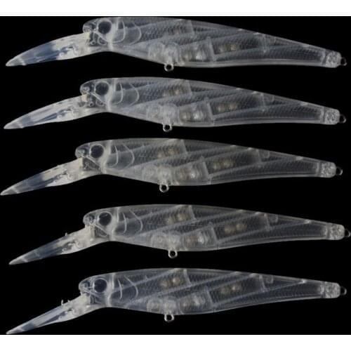 15CM 15.83G Blank Nude Minnow Baits Crank Pencil Minnow Bait Unpainted Lure Bodies Fishing Bait