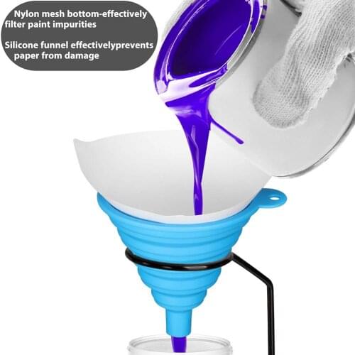 200PCS Car Paint Cone Paint Funnel Tool Mesh Paint Strainers Paper Paint Conical Strainers Mesh Filter Cone Strainer Funnel