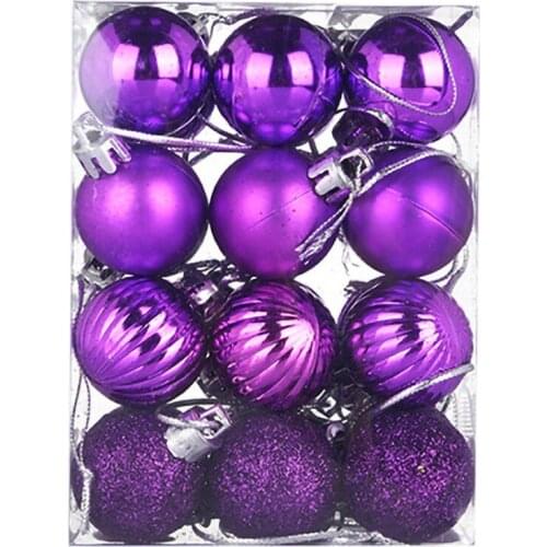 24 pcs Creative Cute Christmas Festival Tree Decor Ball Fantastic Ornament Hanging Balls Home Party Decor