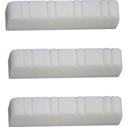 3 Pieces Bone Mandolin Nut for DIY Mandolin Replacement 28x5x7mm