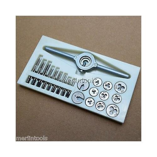 31 PCS Mini HSS Tap and Die Set M1 M1.1 M1.2 M1.4 M1.6 M1.8 M2 M2.2 M2.5