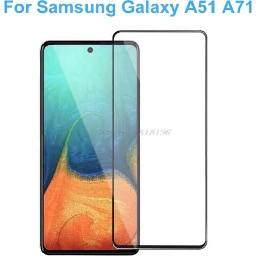 For Samsung A71 A51 3D Glass Full Cover Full Glue Premium Tempered Glass For Screen Protector Film For Samsung Galaxy A71 A51