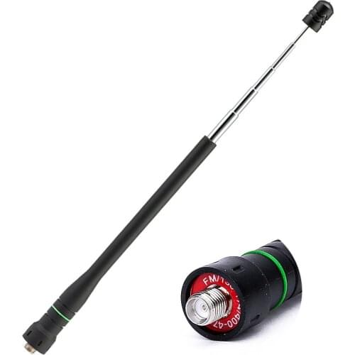 Telescopic SMA-F Female High Gain Dual Band Antenna For Walkie Talkie Baofeng UV-5R UV-S9 Plus BF-888S UV-82 UV-9R Plus