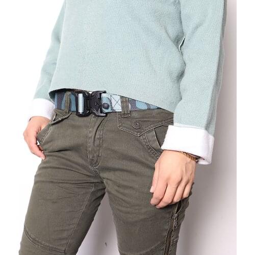 Army Equipment Tactical Men Belts 38mm Wide Magnetic Buckle Unisex Special Forces Outdoor Canvas Casual Military Training Belt